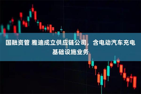 国融资管 雅迪成立供应链公司，含电动汽车充电基础设施业务